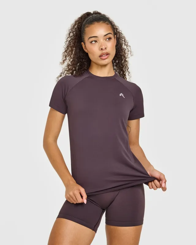 Go To Seamless Loose Top | Umber Brown sold by Oner Active