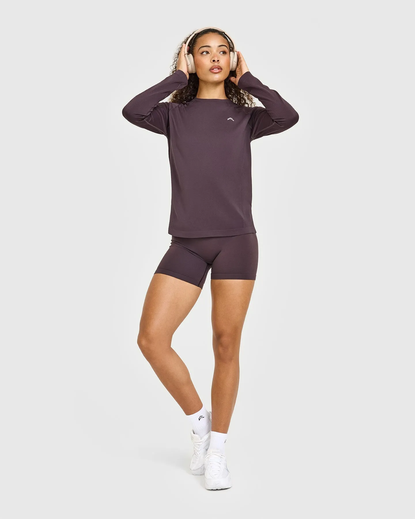 Go To Seamless Loose Long Sleeve Top | Umber Brown sold by Oner Active product image thumbnail 2