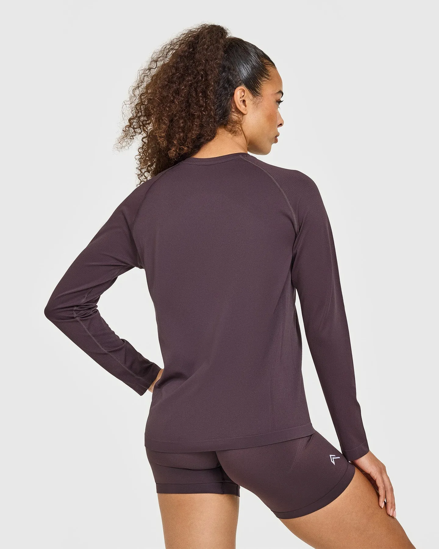 Go To Seamless Loose Long Sleeve Top | Umber Brown sold by Oner Active product image thumbnail 4