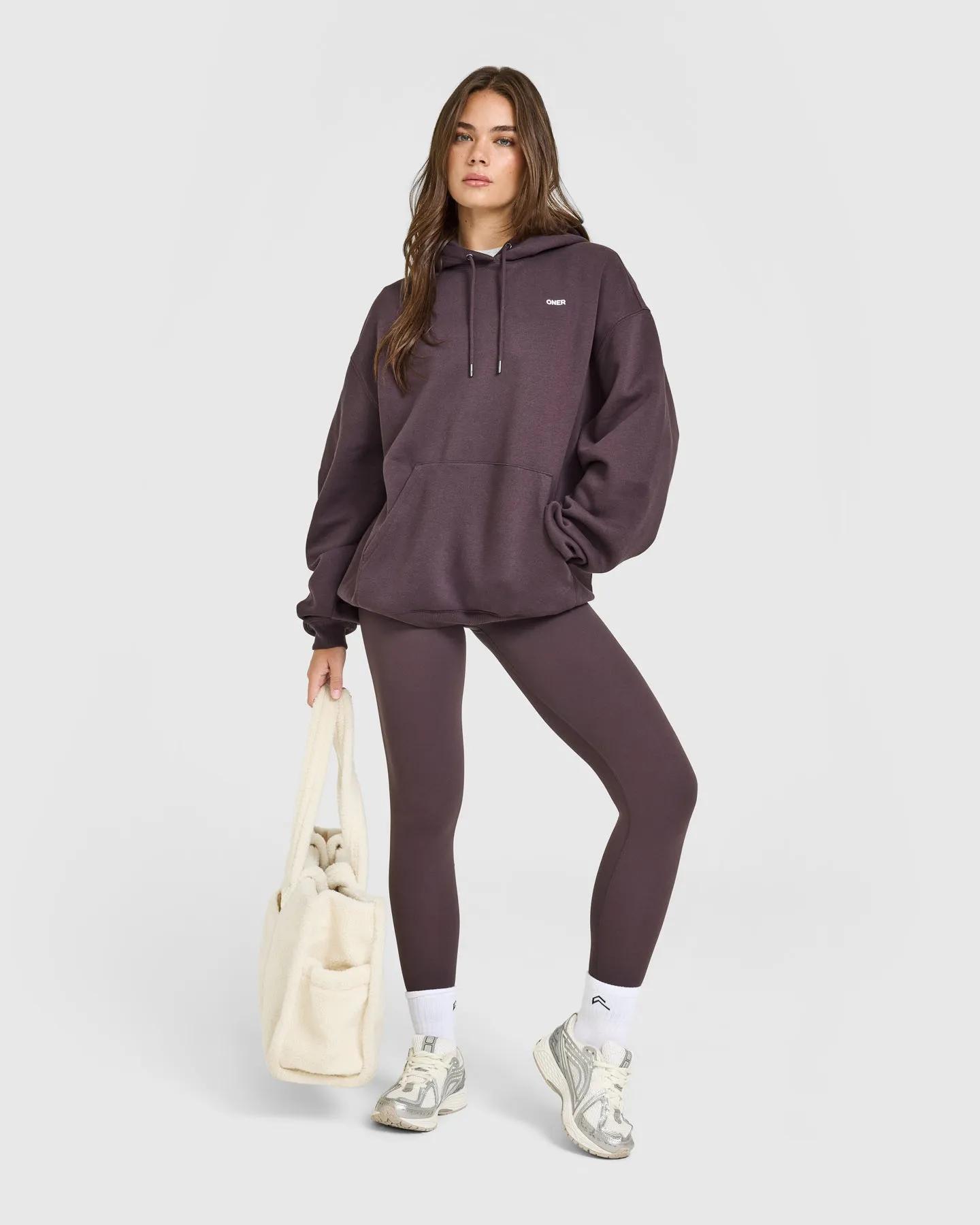 Foundations Oversized Hoodie | Umber Brown sold by Oner Active product image thumbnail 3