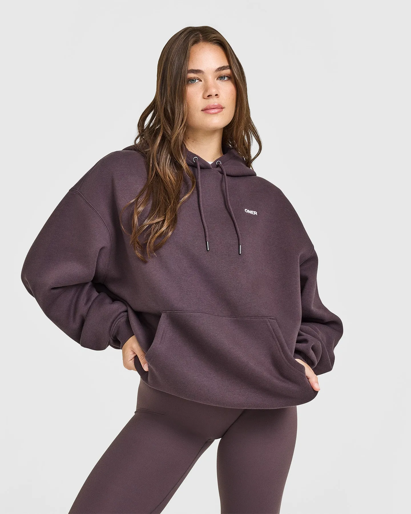 Foundations Oversized Hoodie | Umber Brown sold by Oner Active