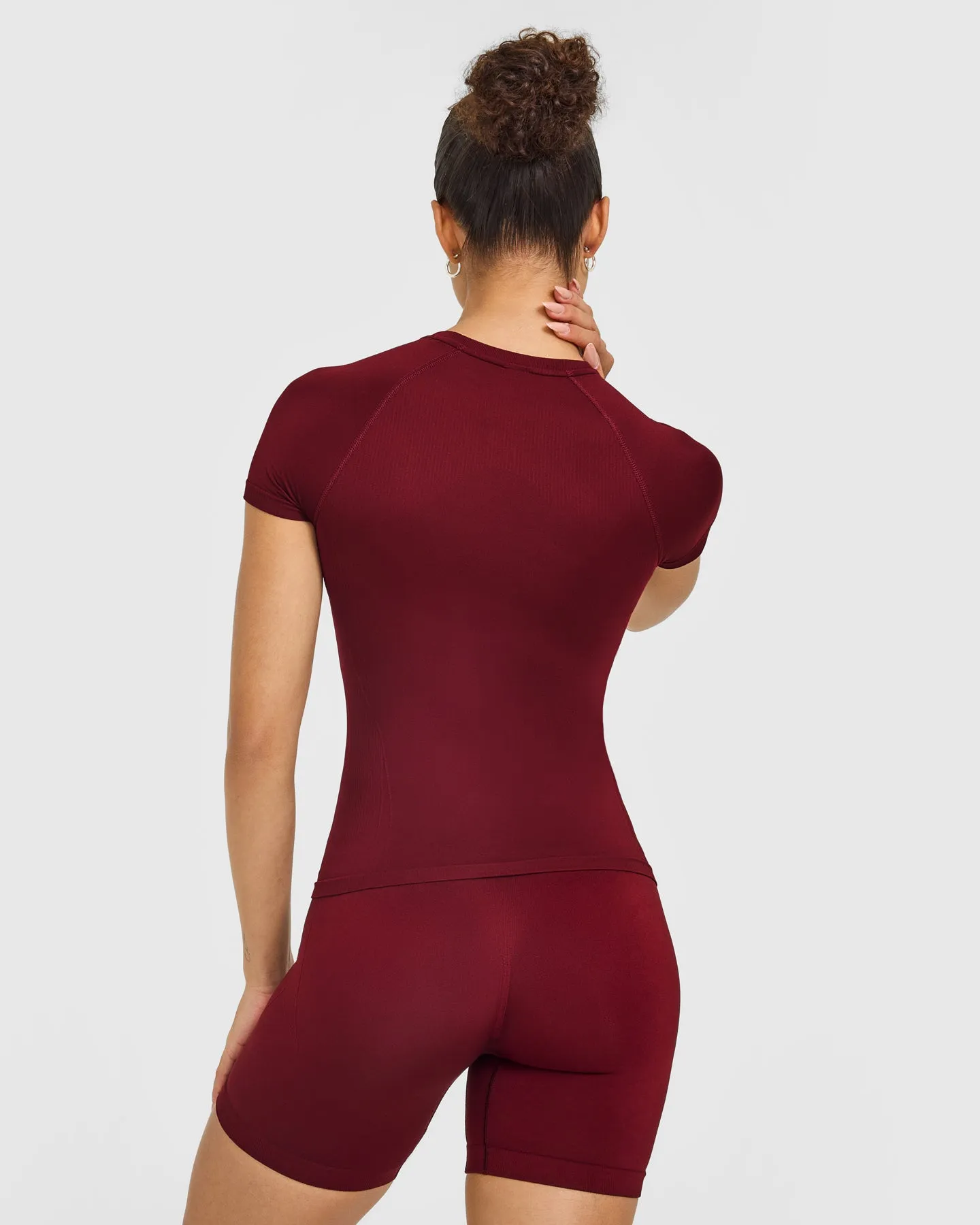 Go To Seamless Fitted Top | Rosewood sold by Oner Active product image thumbnail 2