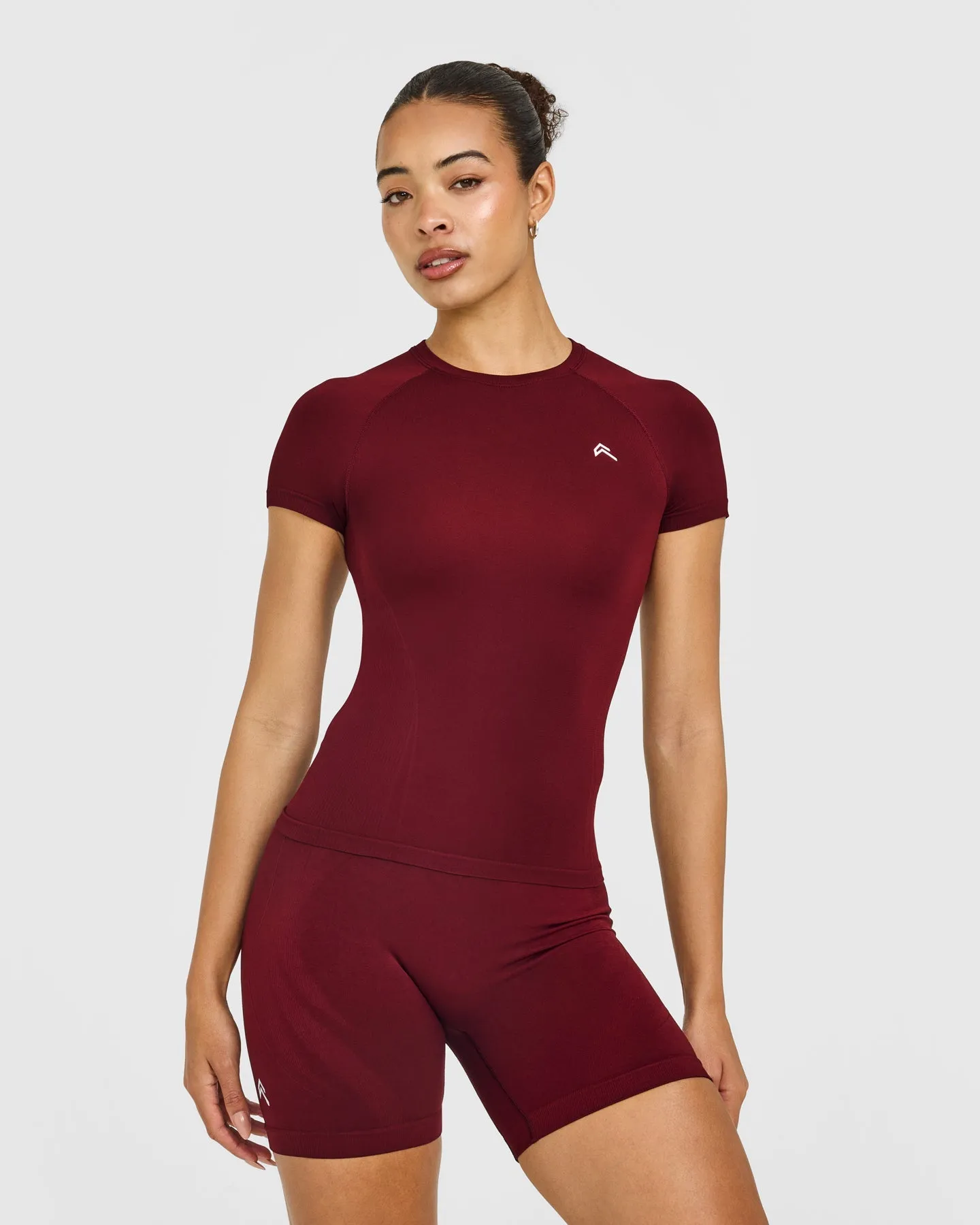 Go To Seamless Fitted Top | Rosewood sold by Oner Active