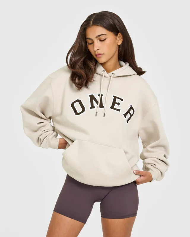 Foundations Oversized Oner Girlfriend Hoodie | Sand sold by Oner Active