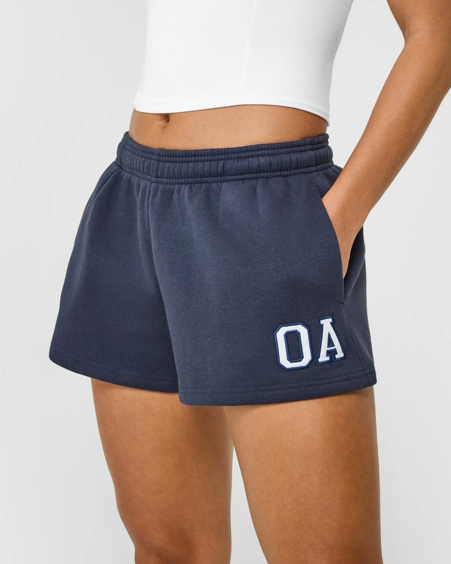 Foundations Oversized Oner Girlfriend Shorts | True Blue sold by Oner Active product image thumbnail 3