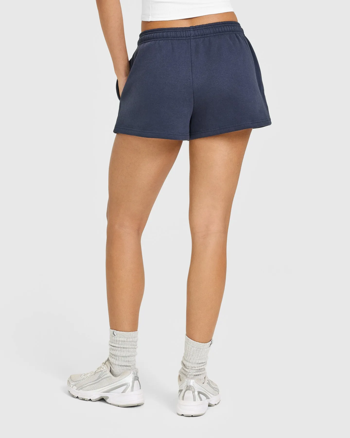 Foundations Oversized Oner Girlfriend Shorts | True Blue sold by Oner Active product image thumbnail 4