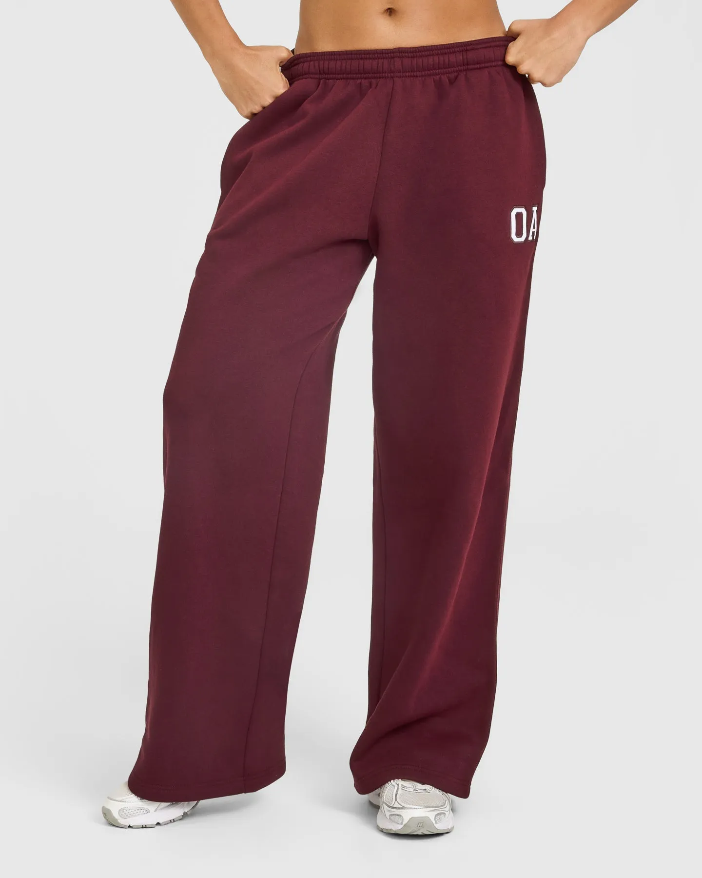 Foundations Oversized Oner Girlfriend Straight Leg Joggers | Rosewood sold by Oner Active