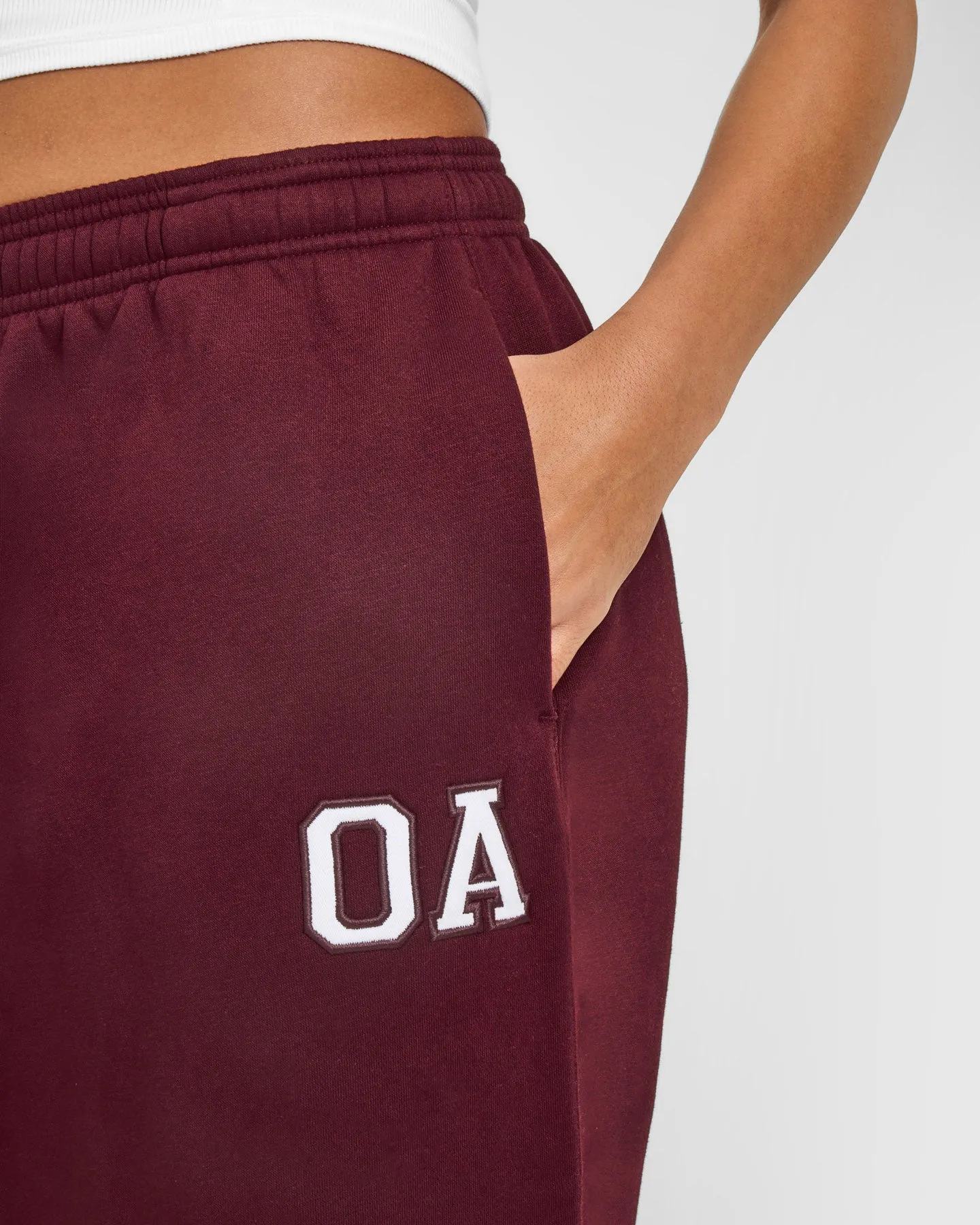 Foundations Oversized Oner Girlfriend Straight Leg Joggers | Rosewood sold by Oner Active product image thumbnail 5