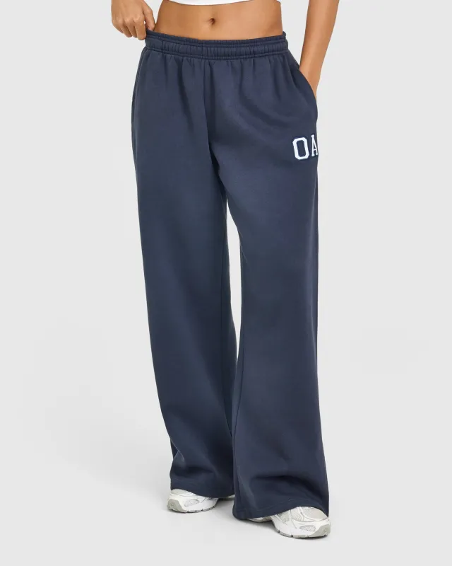 Foundations Oversized Oner Girlfriend Straight Leg Joggers | True Blue sold by Oner Active