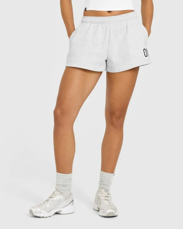 Foundations Oversized Oner Girlfriend Shorts | Light Grey Marl sold by Oner Active