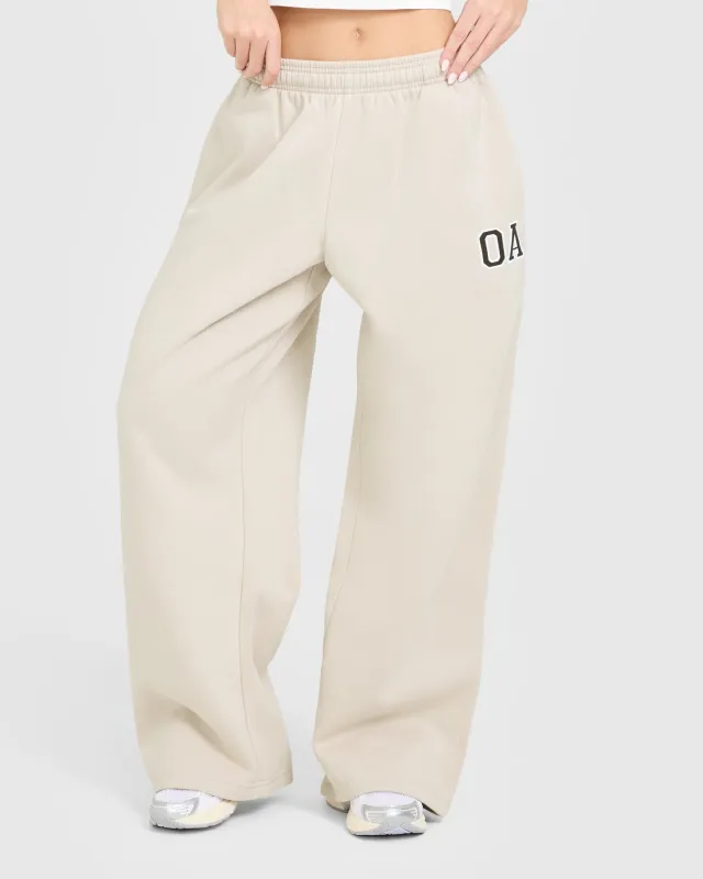 Foundations Oversized Oner Girlfriend Straight Leg Joggers | Sand sold by Oner Active