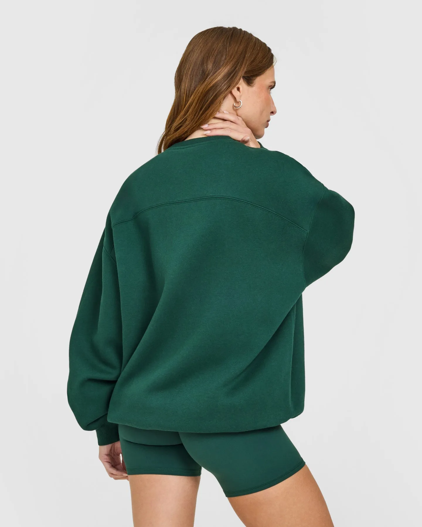 Foundations Oversized Oner Girlfriend Sweatshirt | Racing Green sold by Oner Active product image thumbnail 2