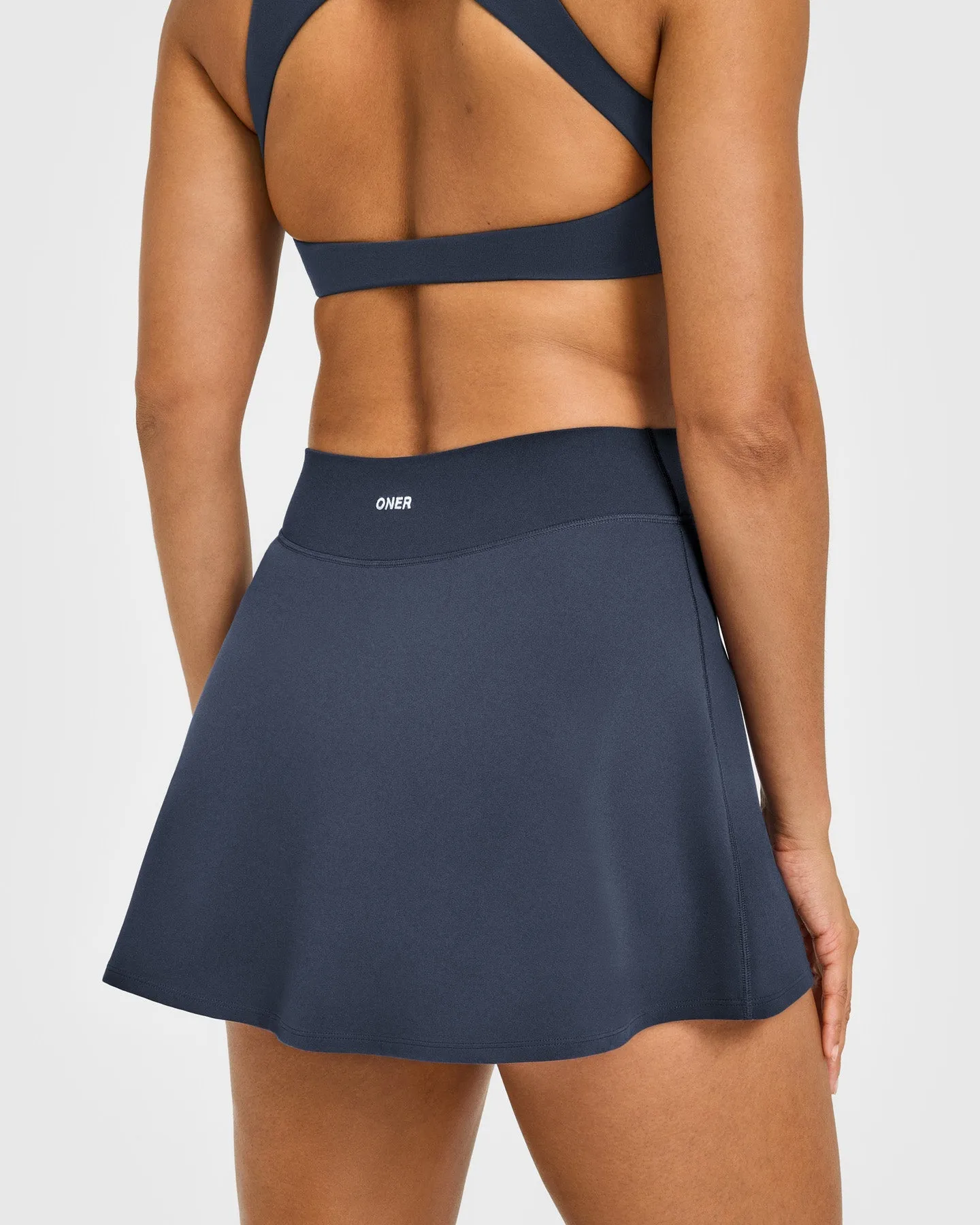 SoftMotion™ Skort with White Logo | True Blue sold by Oner Active product image thumbnail 5