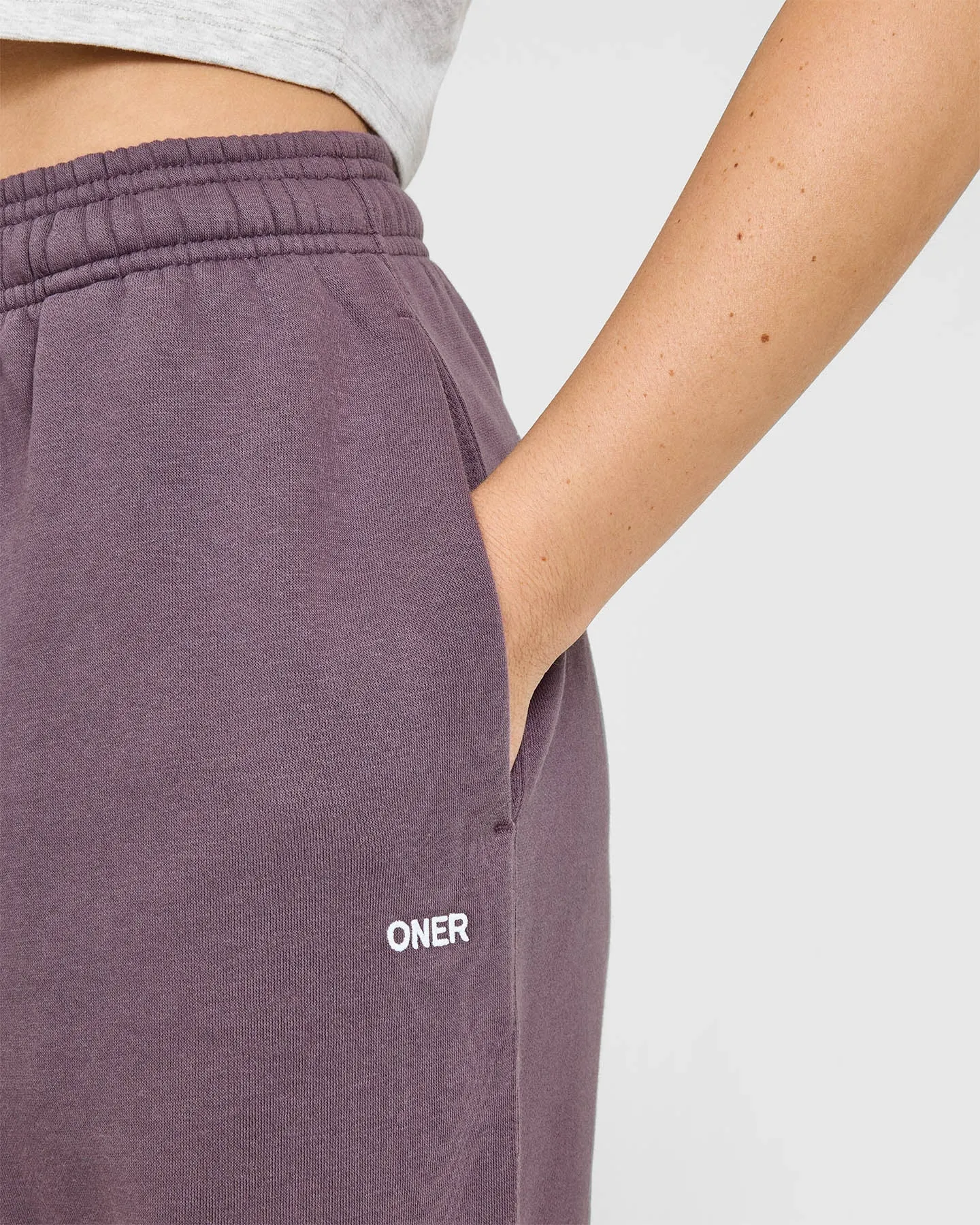 Foundations Oversized Straight Leg Joggers | Vintage Purple sold by Oner Active product image thumbnail 5