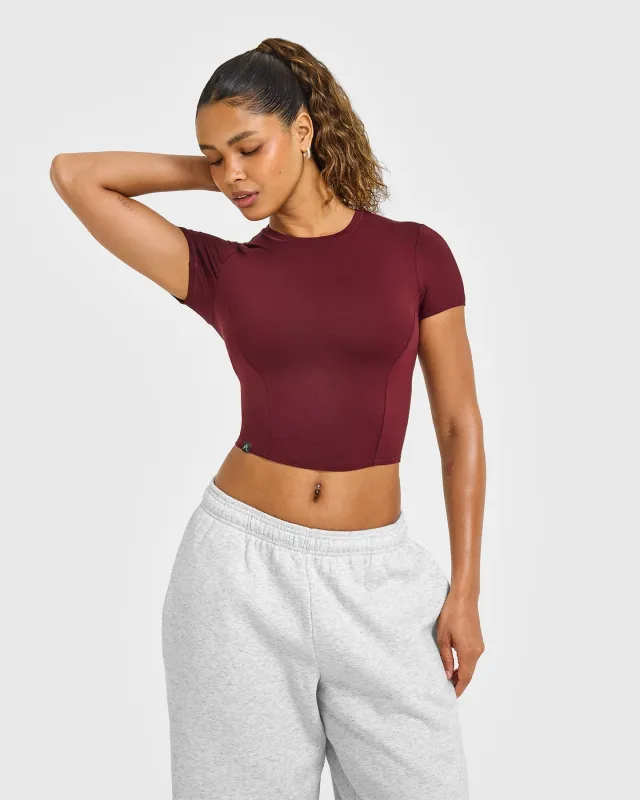 Mellow™ Soft Mid Short Sleeve T-Shirt | Rosewood sold by Oner Active