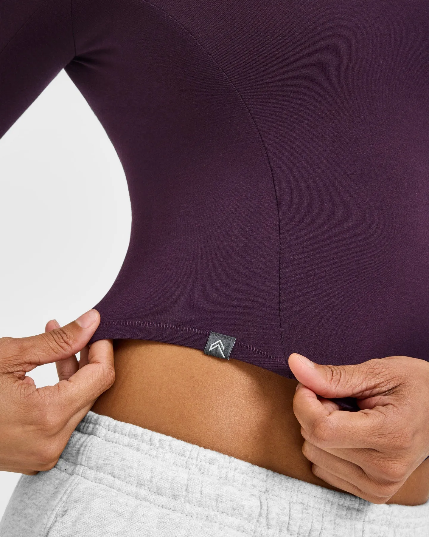 Mellow™ Soft Mid Long Sleeve Top | Blackberry Purple sold by Oner Active product image thumbnail 4