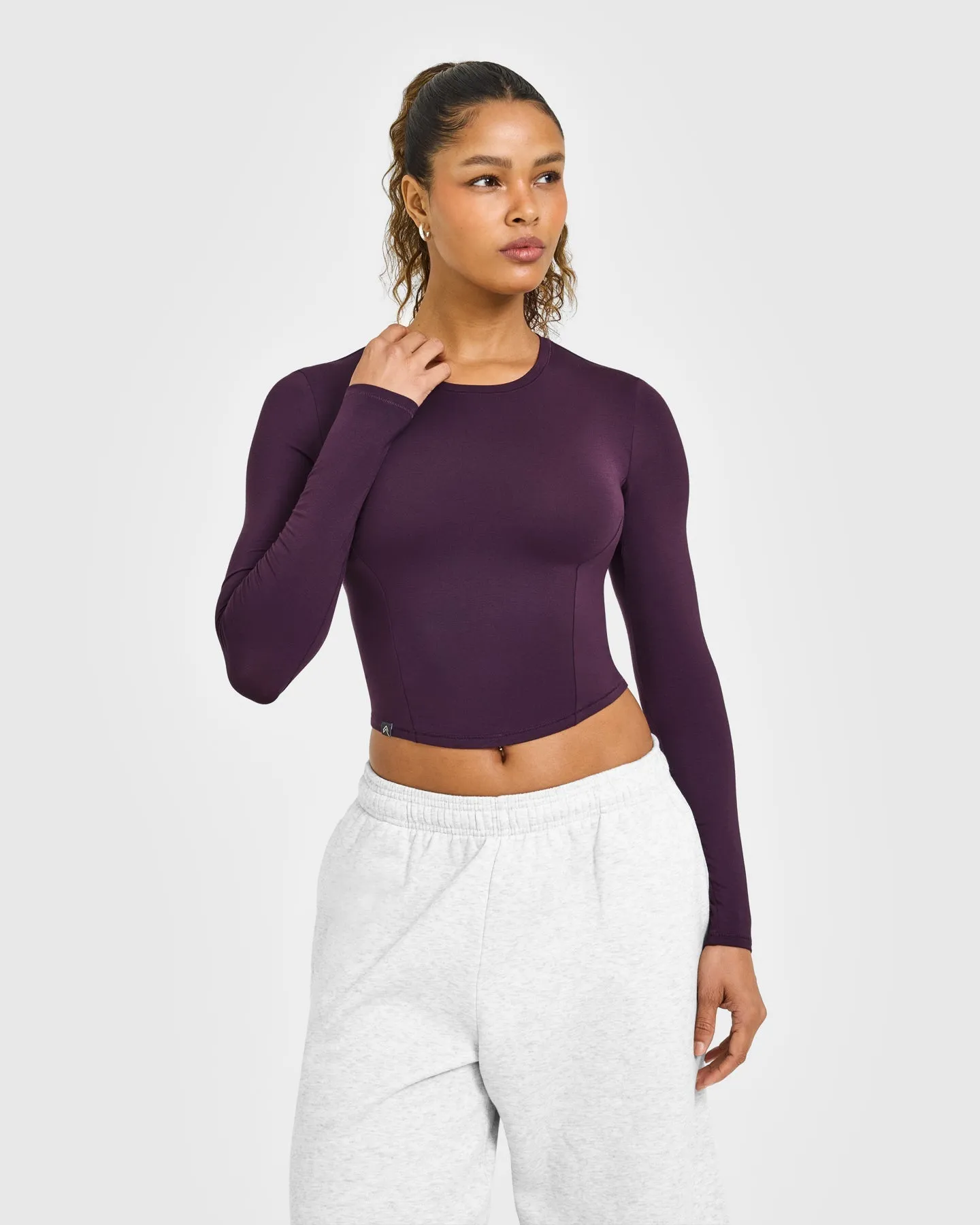 Mellow™ Soft Mid Long Sleeve Top | Blackberry Purple sold by Oner Active
