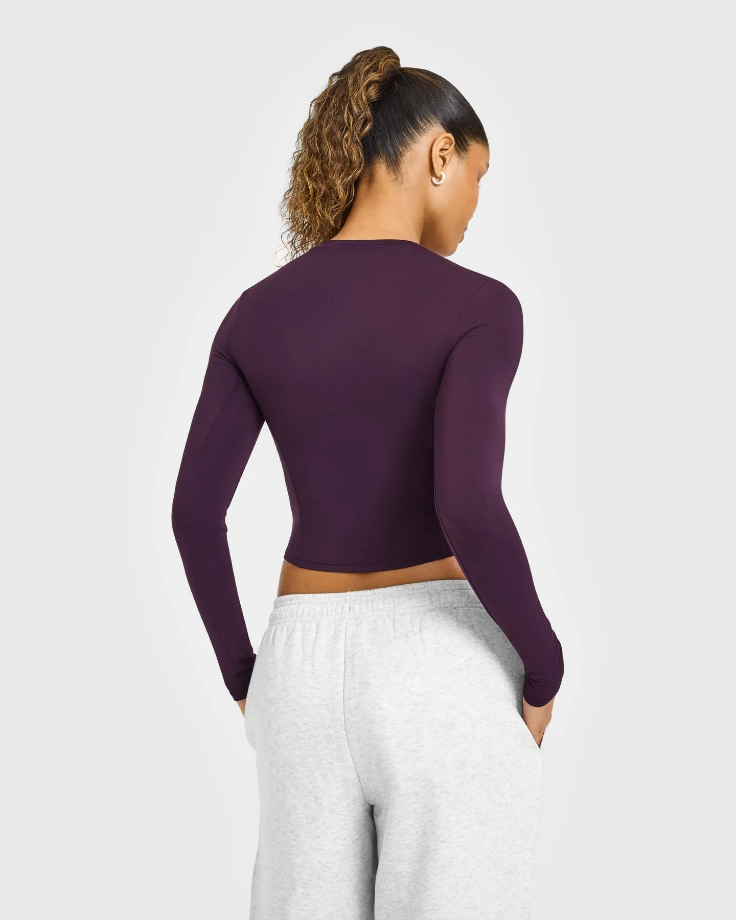 Mellow™ Soft Mid Long Sleeve Top | Blackberry Purple sold by Oner Active product image thumbnail 5