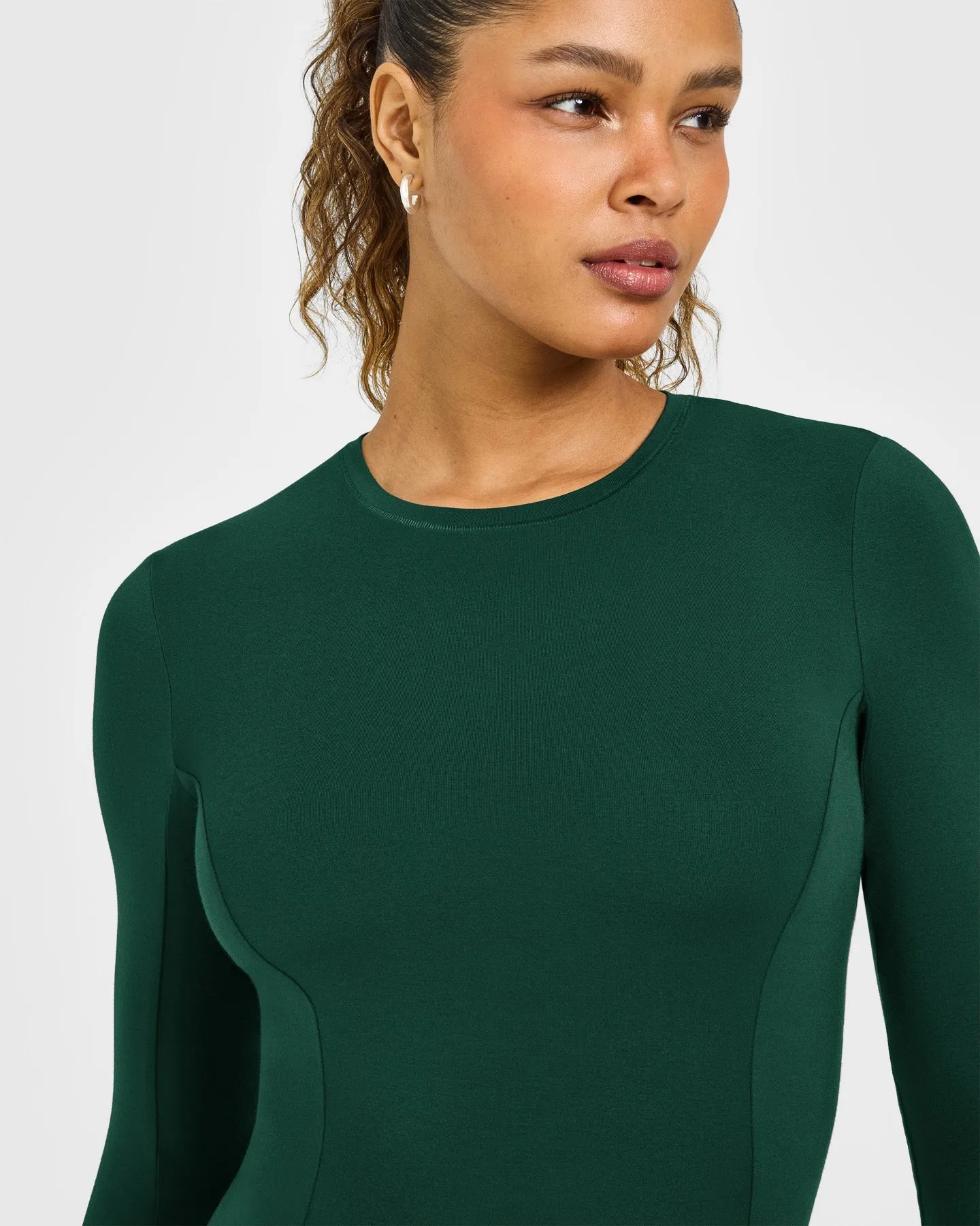 Mellow™ Soft Long Sleeve Top | Racing Green sold by Oner Active product image thumbnail 3