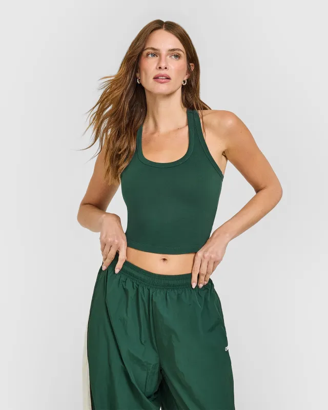 Cotton Fitted Mid Vest | Racing Green sold by Oner Active
