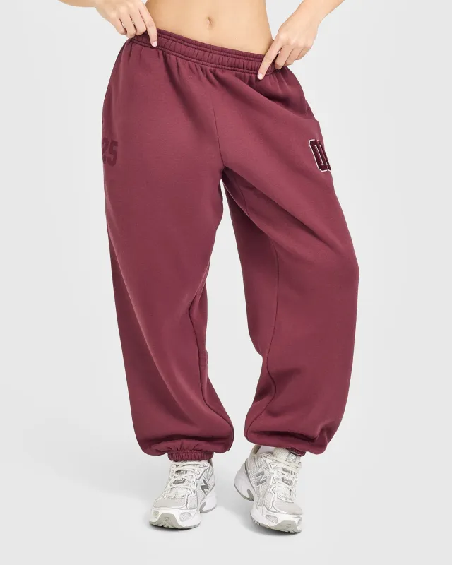 Foundations Oversized Oner 25 Joggers | Burnt Maroon sold by Oner Active