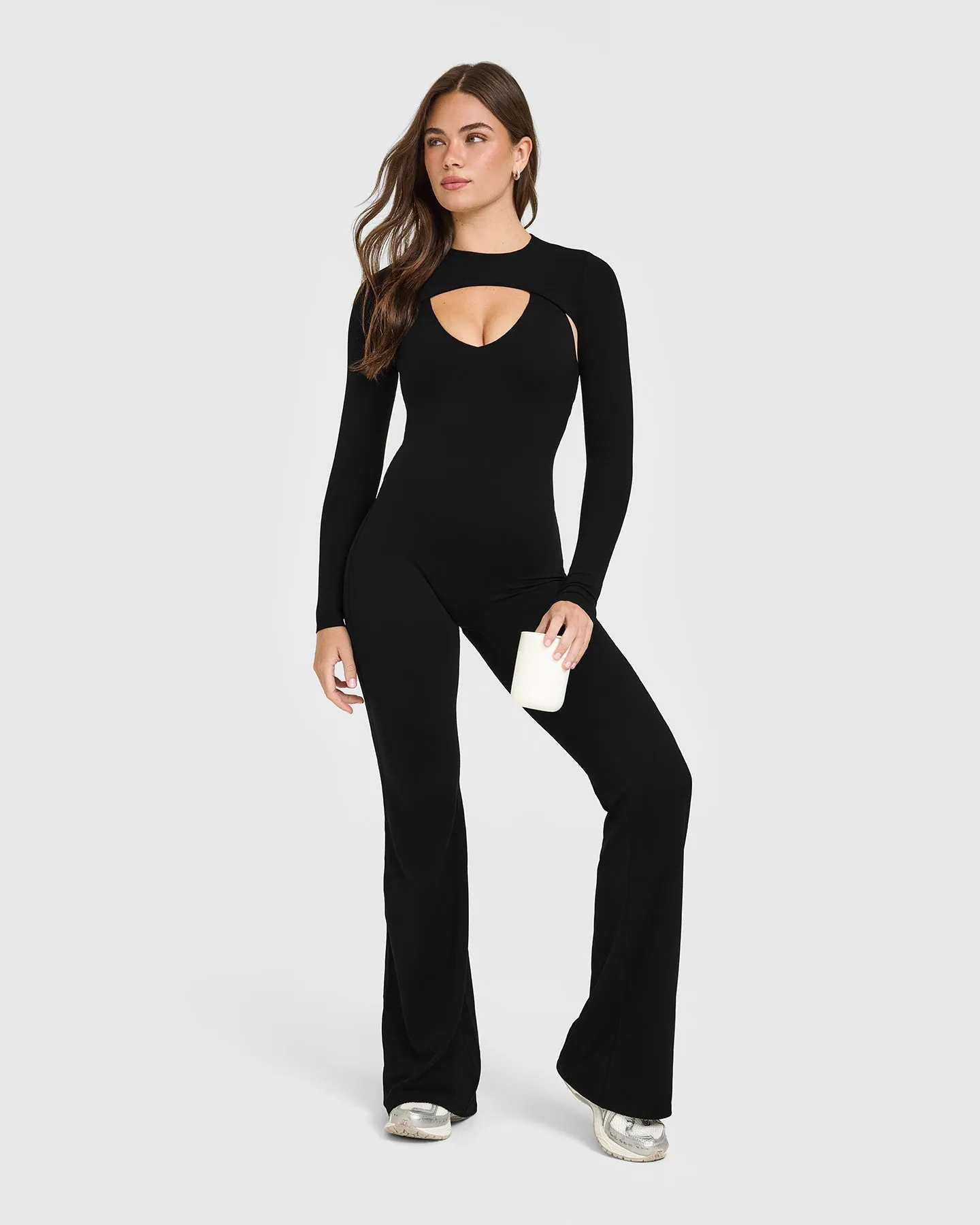 SoftMotion™ Shrug Cover with White Logo | Black sold by Oner Active product image thumbnail 3