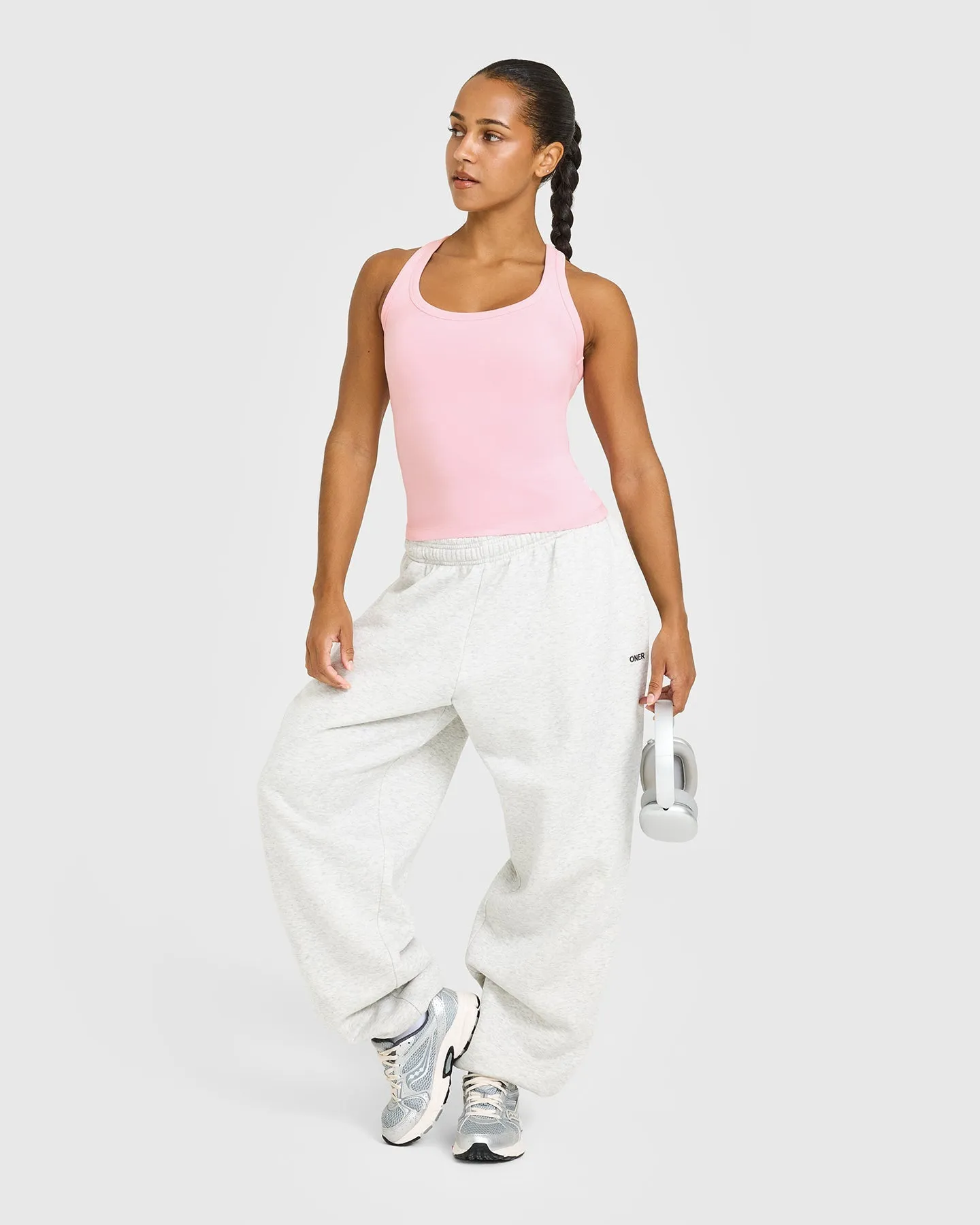 Cotton Fitted Vest | Petal Pink sold by Oner Active product image thumbnail 3