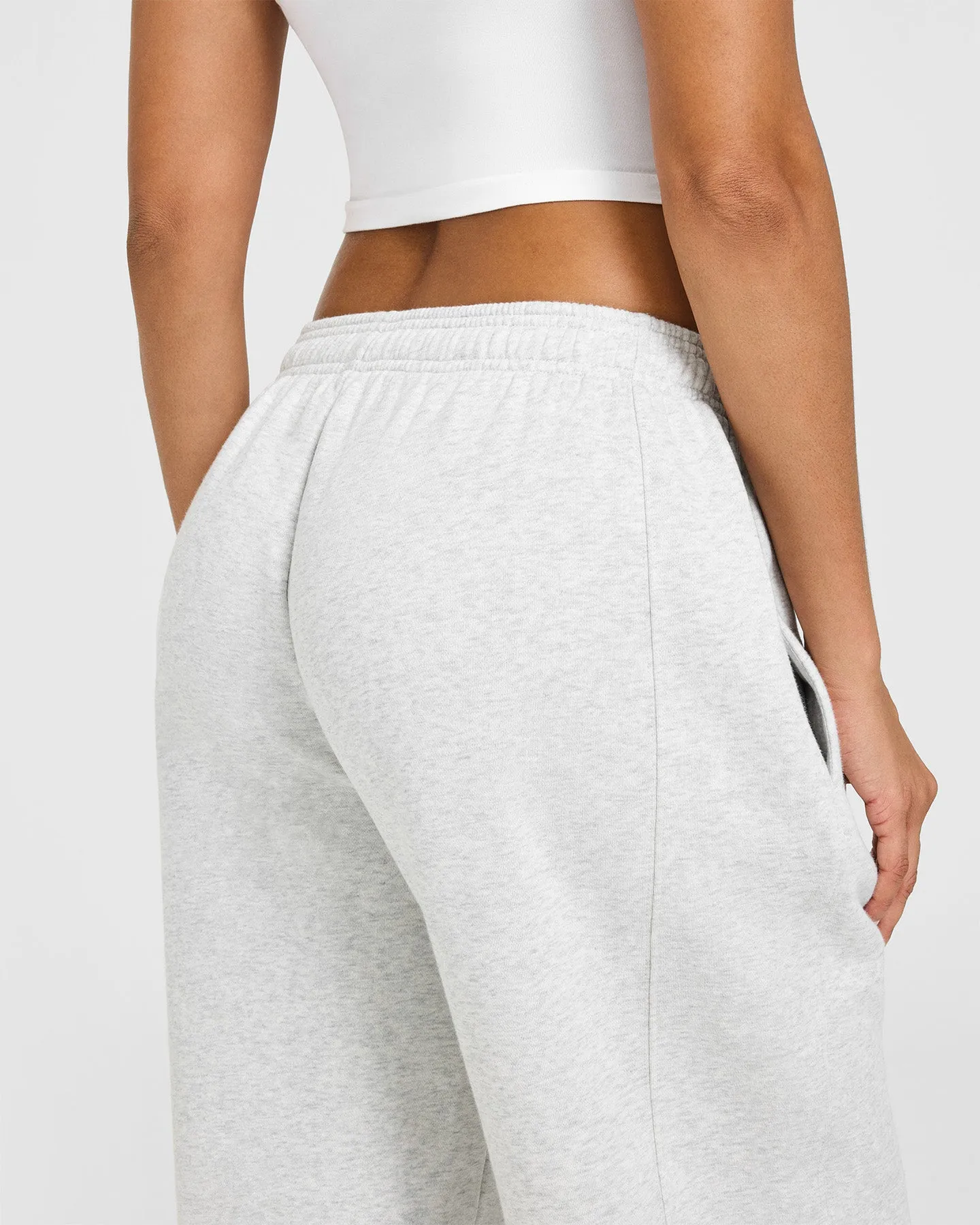 Foundations Oversized Joggers | Light Grey Marl sold by Oner Active product image thumbnail 4