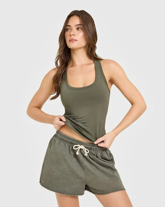 Cotton Fitted Vest | Alpine Green sold by Oner Active