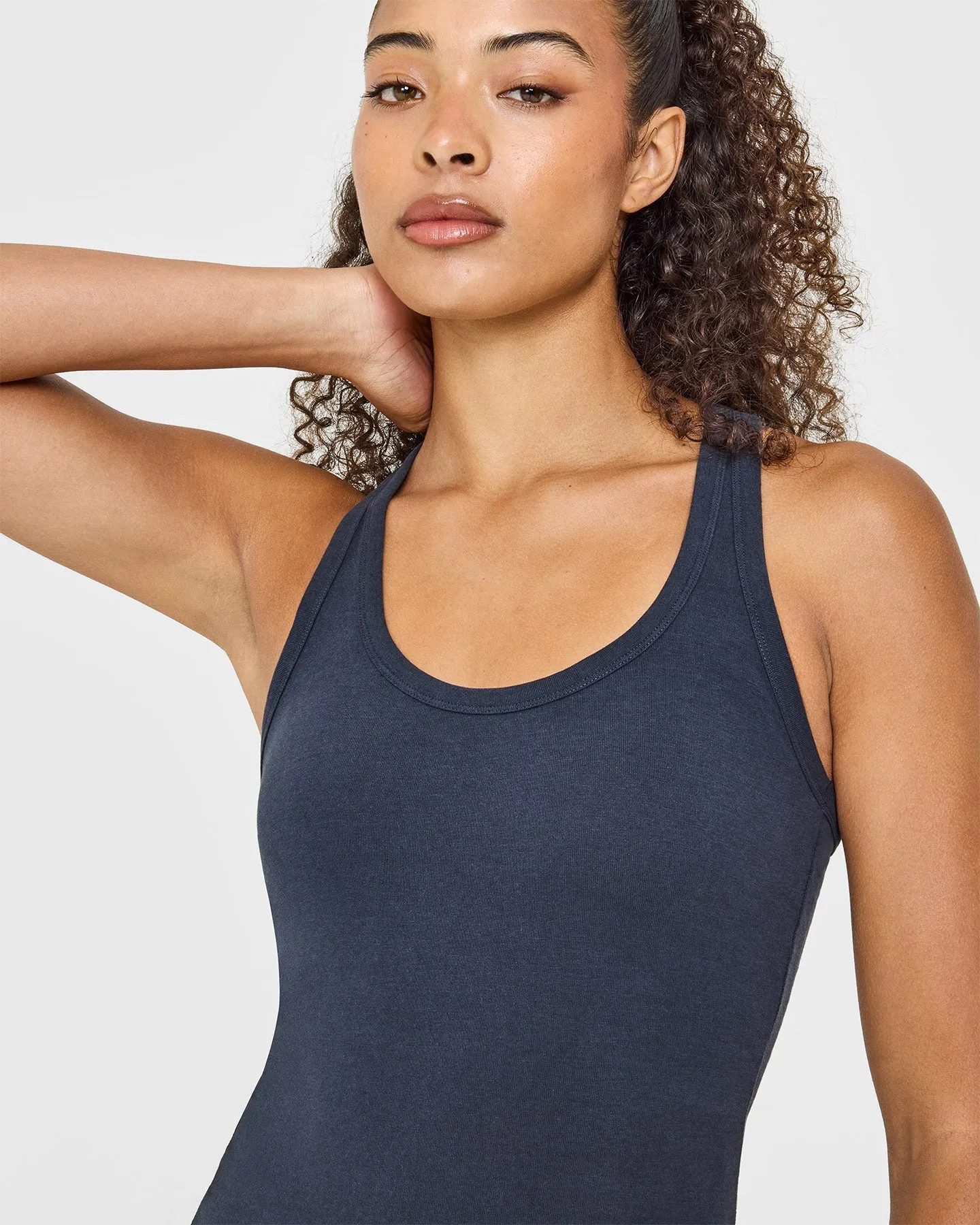 Cotton Fitted Vest | True Blue sold by Oner Active product image thumbnail 4