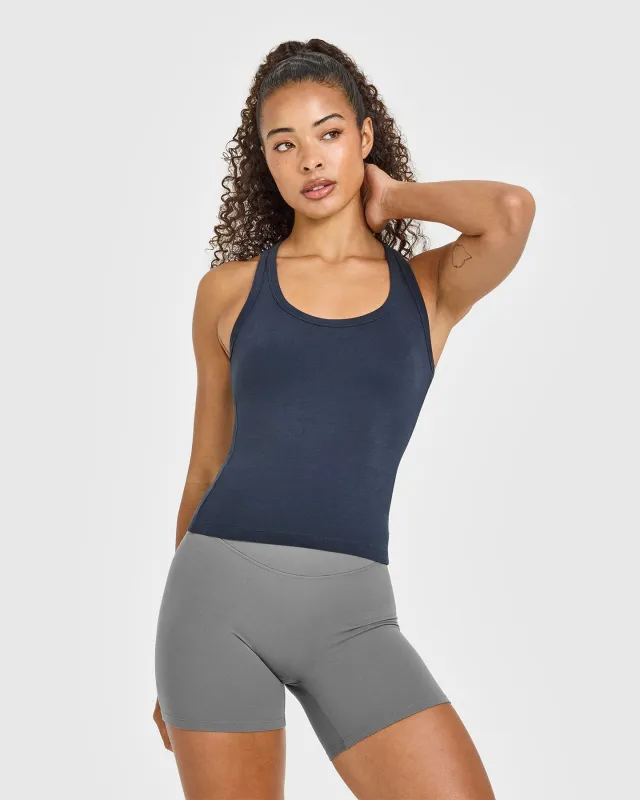 Cotton Fitted Vest | True Blue sold by Oner Active