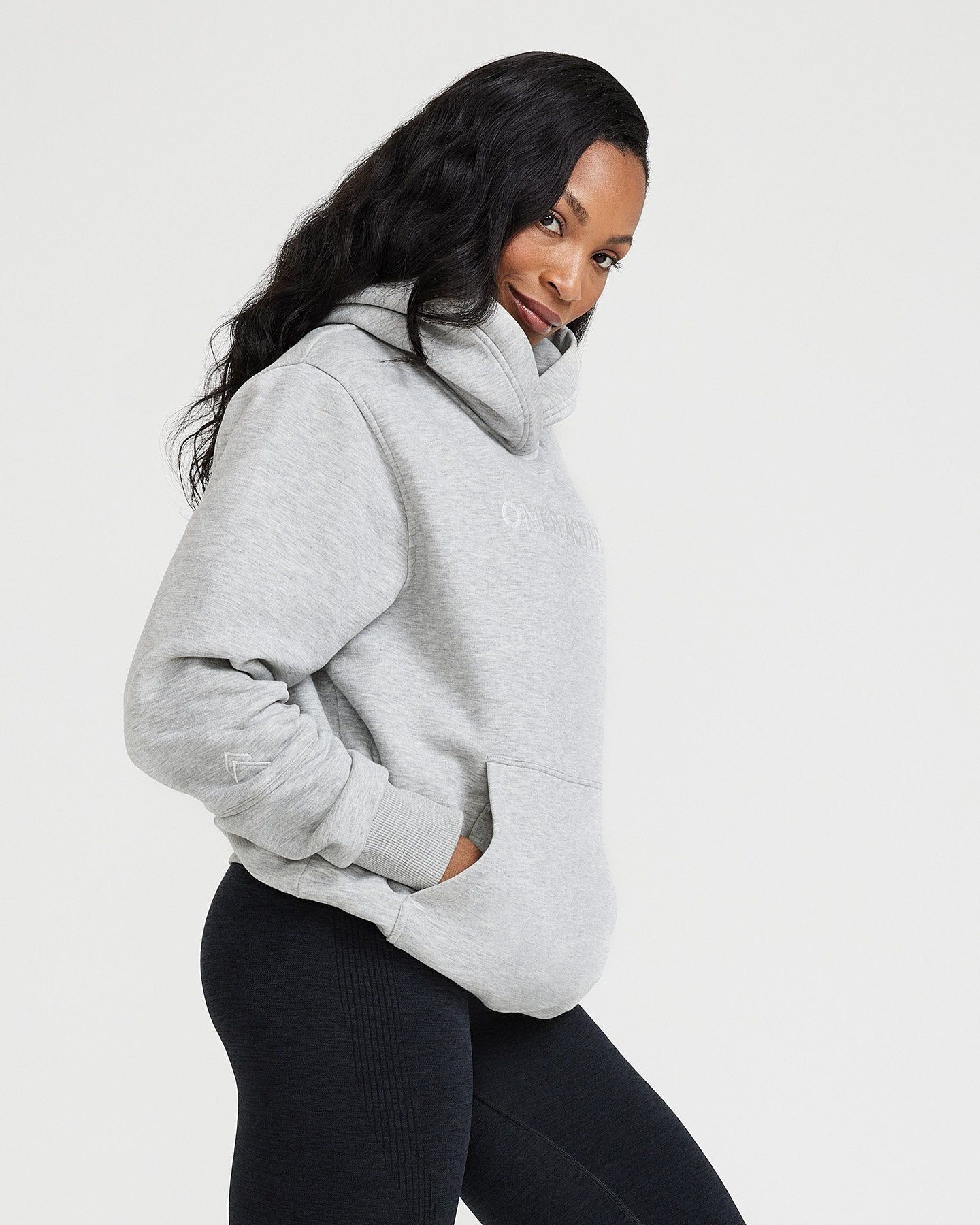 Classic Lounge Oversized Hoodie | Silver Marl sold by Oner Active