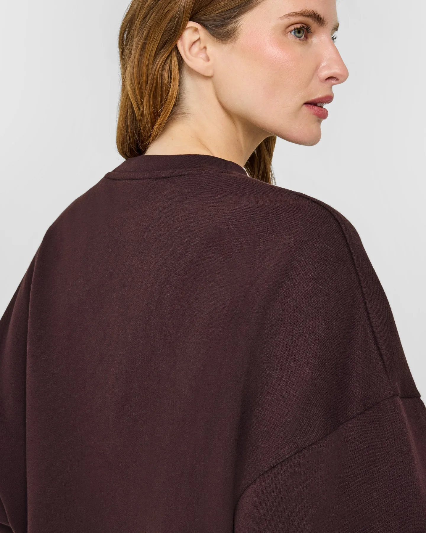 Mid Weight Sweatshirt | Plum Brown sold by Oner Active product image thumbnail 5