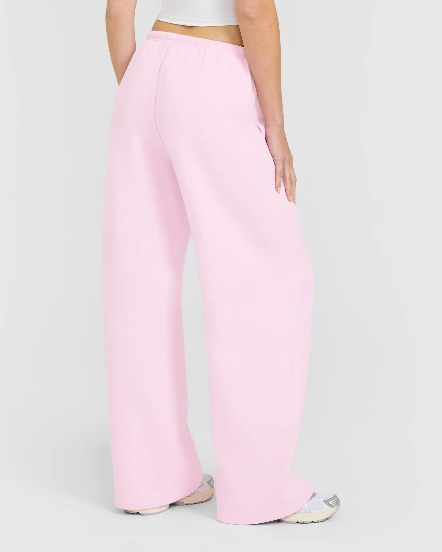 Mid Weight Relaxed Straight Leg Joggers | Chalk Pink sold by Oner Active product image thumbnail 2