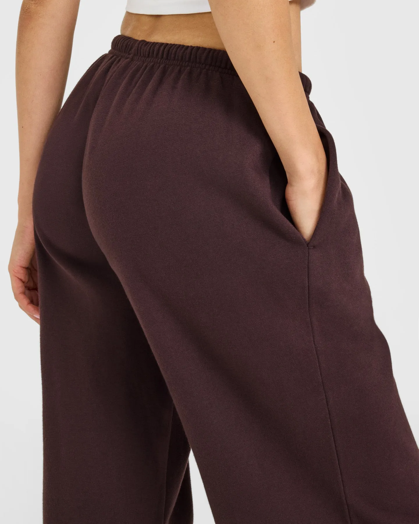 Mid Weight Relaxed Straight Leg Joggers | Plum Brown sold by Oner Active product image thumbnail 4