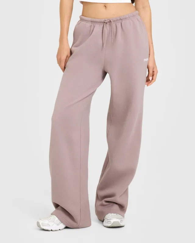 Mid Weight Relaxed Straight Leg Joggers | Dusty Purple sold by Oner Active