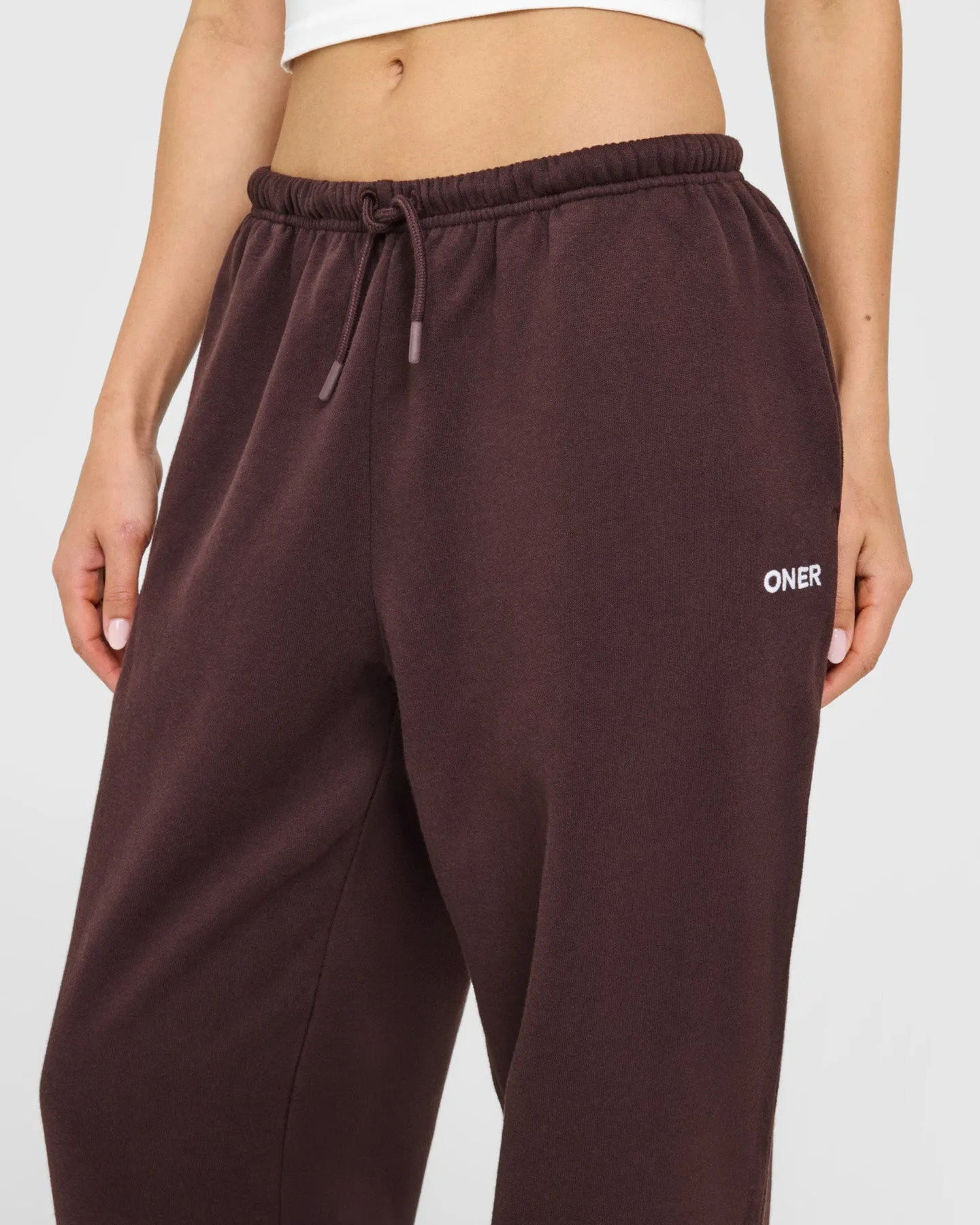Mid Weight Relaxed Joggers | Plum Brown sold by Oner Active product image thumbnail 5