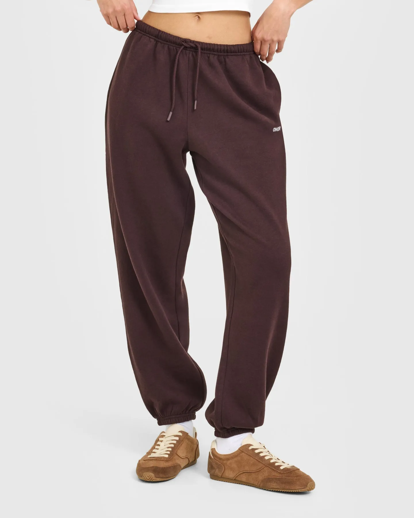 Mid Weight Relaxed Joggers | Plum Brown sold by Oner Active