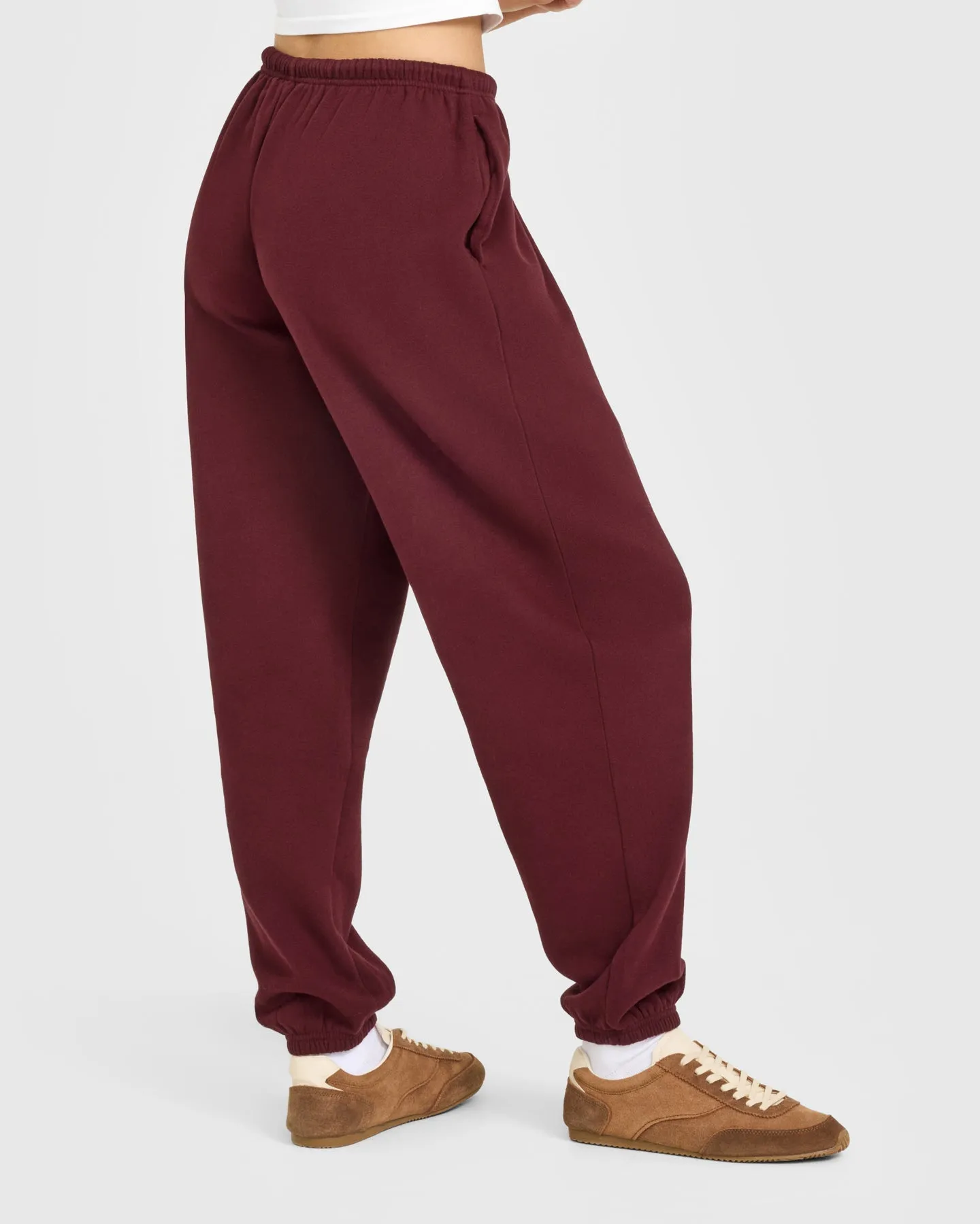 Mid Weight Relaxed Joggers | Rosewood sold by Oner Active product image thumbnail 4