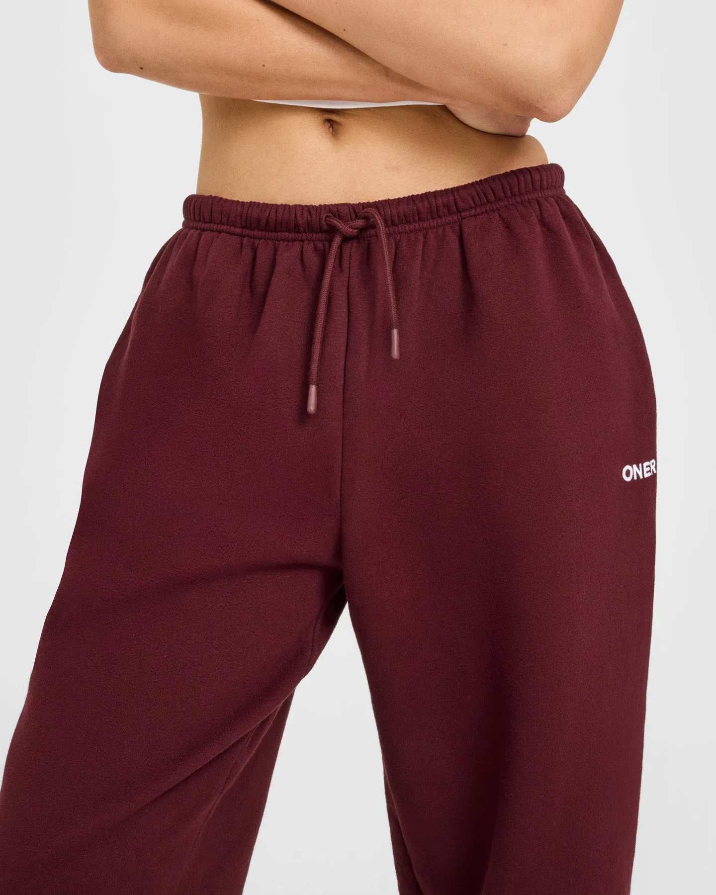 Mid Weight Relaxed Joggers | Rosewood sold by Oner Active product image thumbnail 2