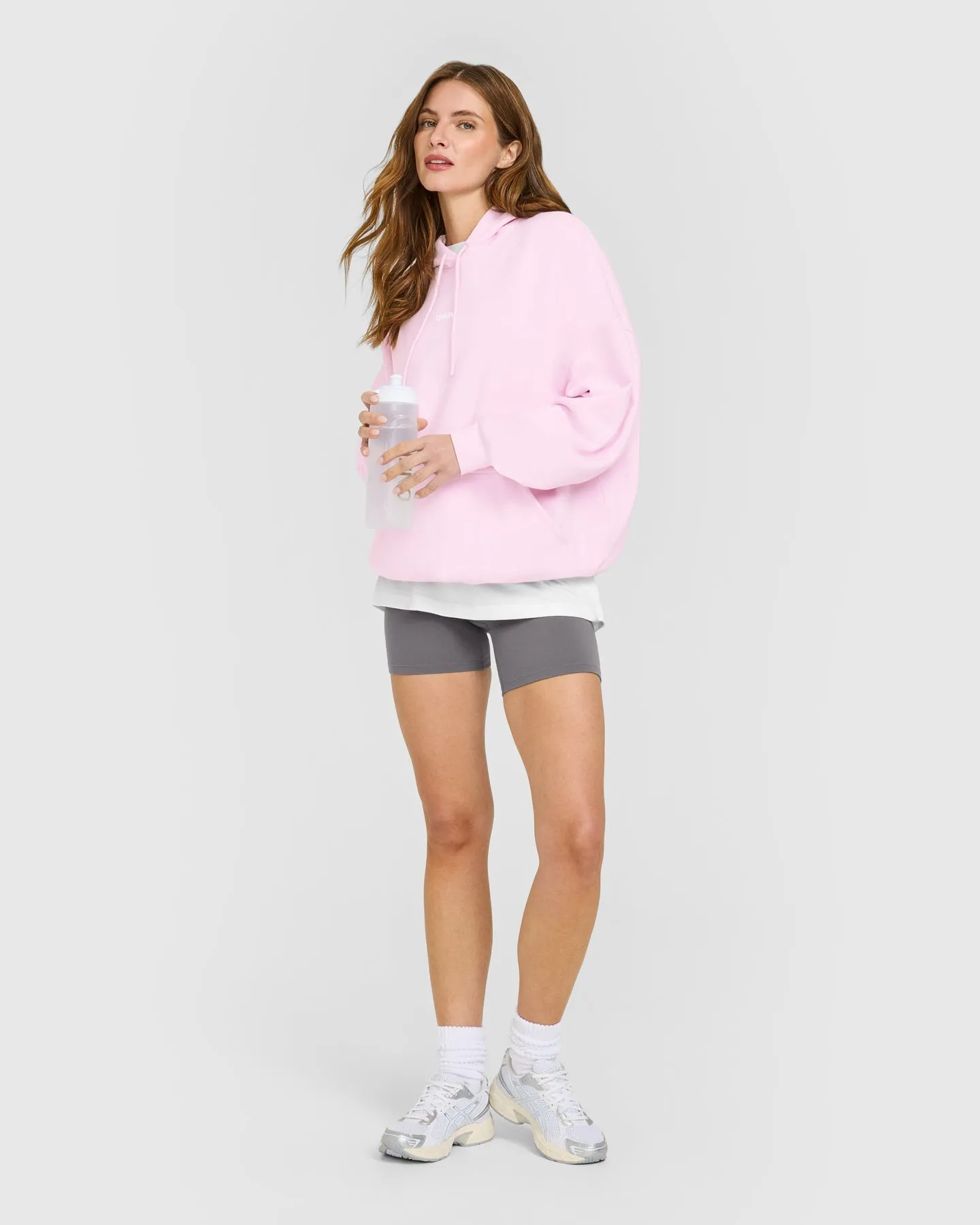 Mid Weight Relaxed Hoodie | Chalk Pink sold by Oner Active product image thumbnail 3