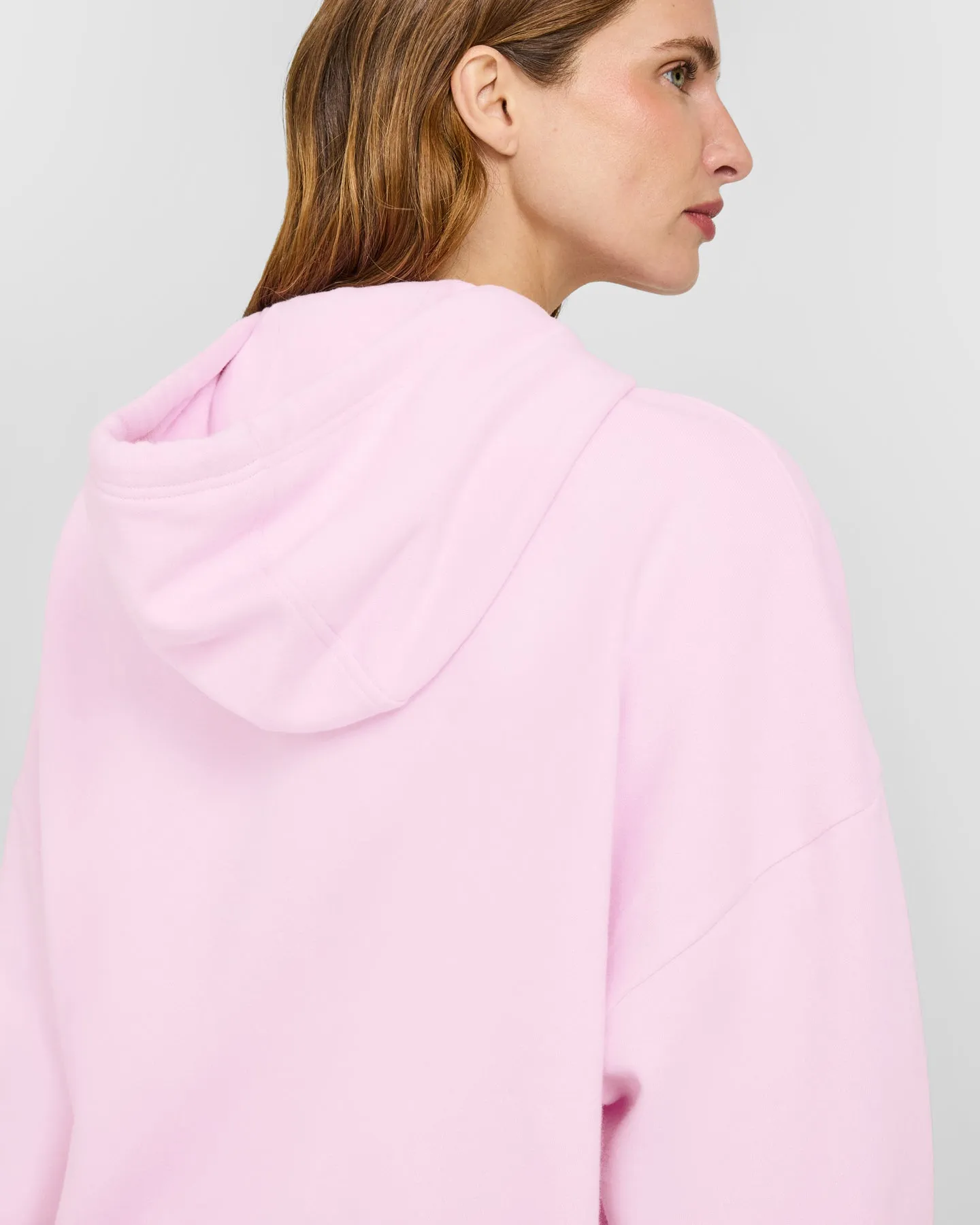 Mid Weight Relaxed Hoodie | Chalk Pink sold by Oner Active product image thumbnail 4