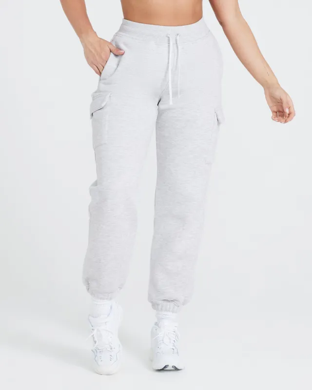 All Day Cargo Jogger | Light Grey Marl sold by Oner Active