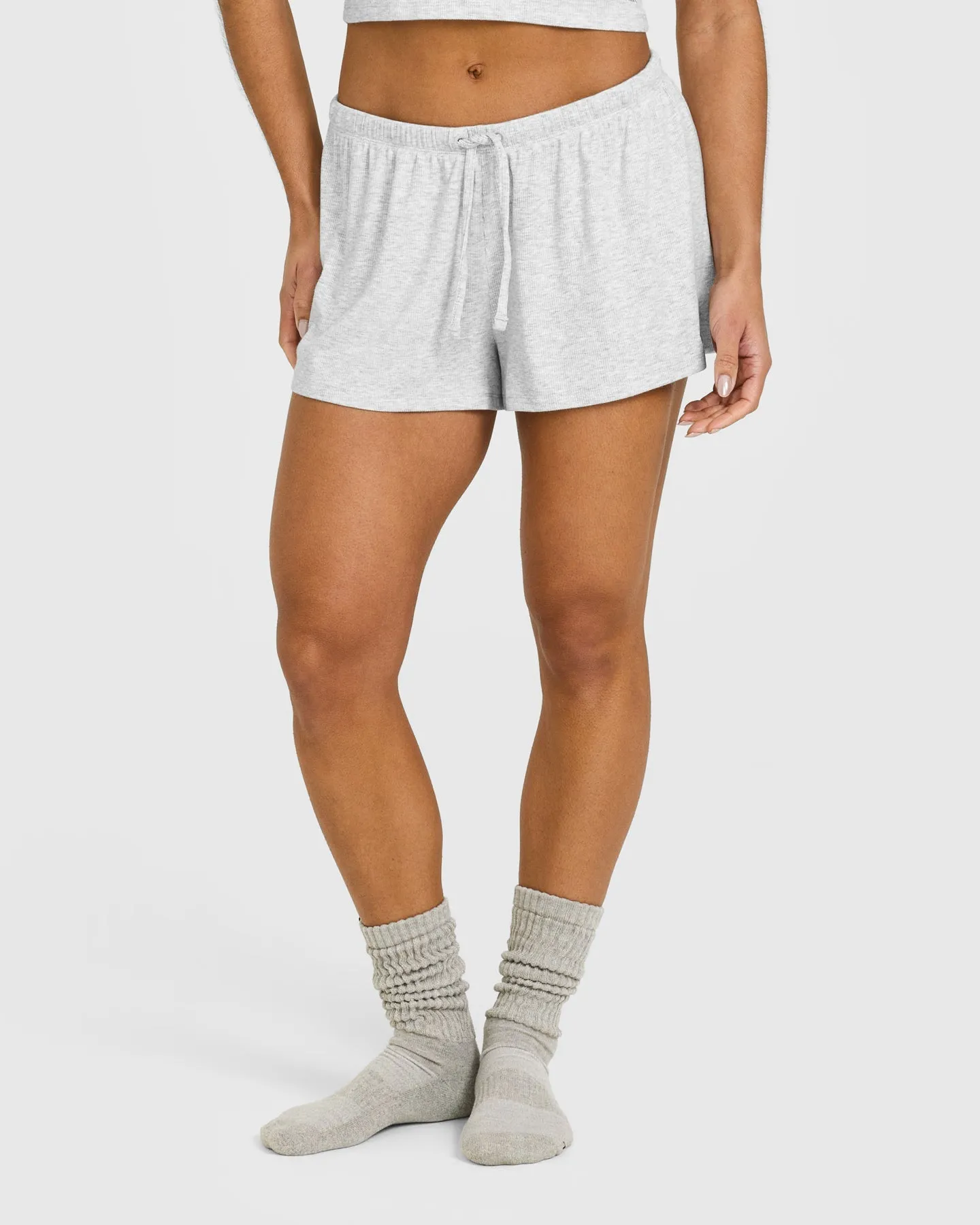At Home Night Shorts | Grey Marl sold by Oner Active