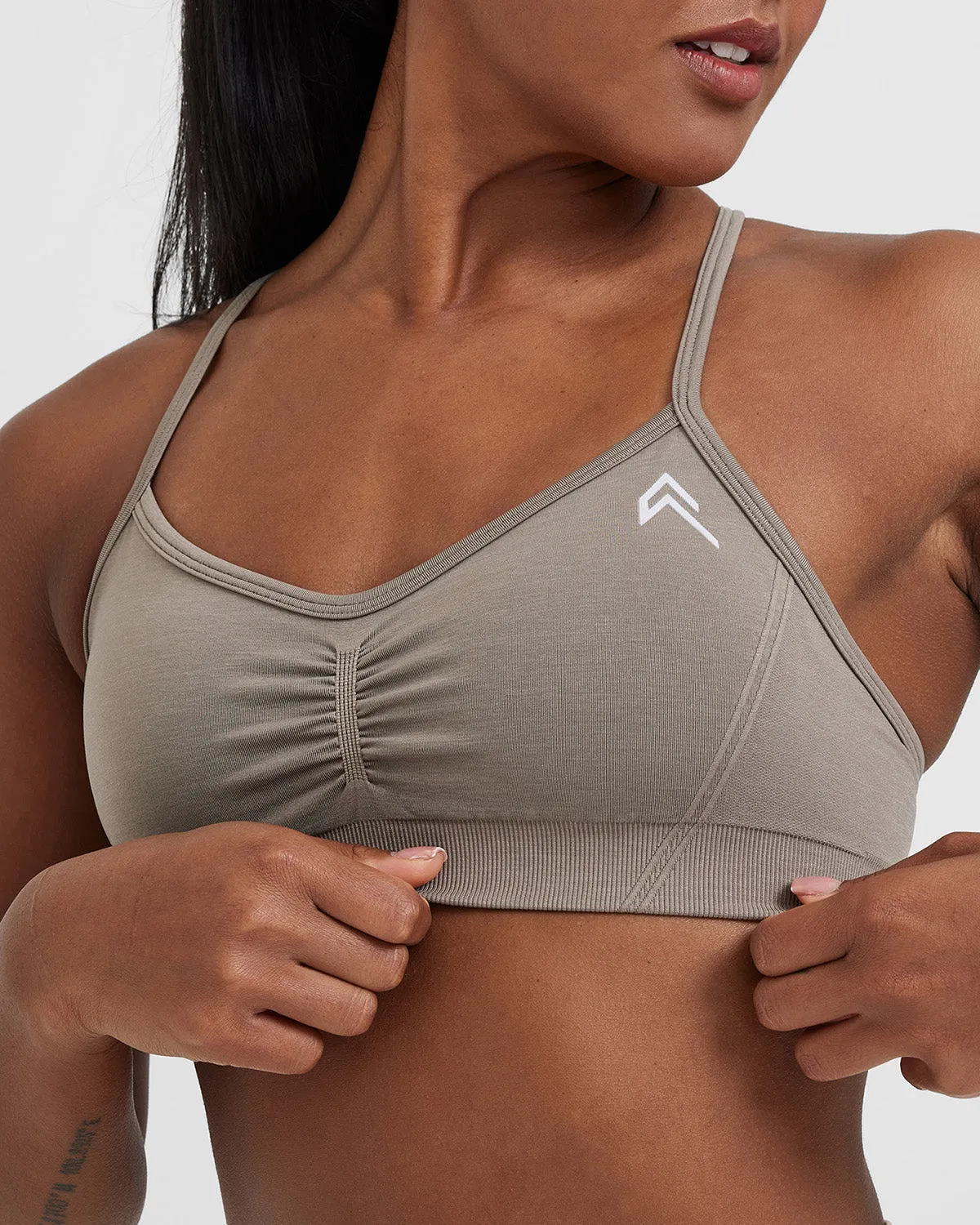 EffortlessLift™ Strappy Bralette with White Logo | Minky sold by Oner Active product image thumbnail 4
