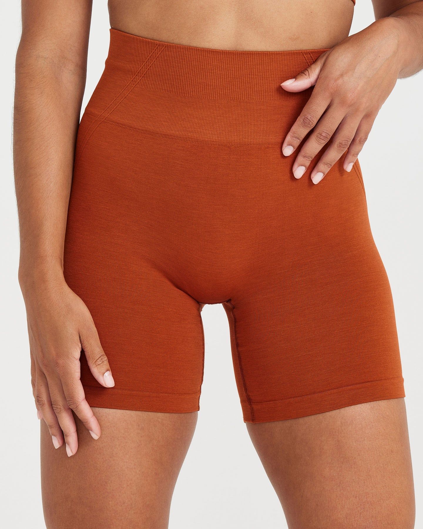 Effortless Seamless Shorts | Warm Copper sold by Oner Active product image thumbnail 4