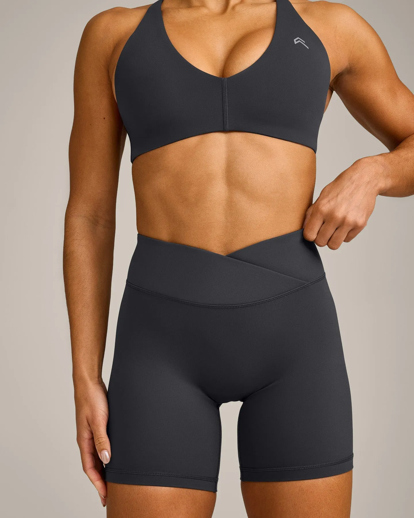 UnifiedMove™ Wrap Shorts 6" with Reflective Logo | Coal sold by Oner Active product image thumbnail 5