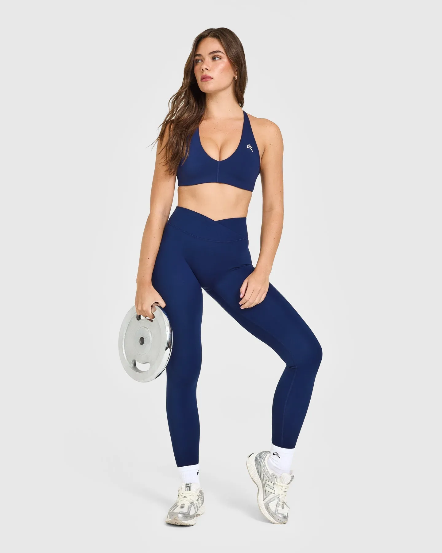 UnifiedMove Micro Bralette White Logo | Midnight sold by Oner Active product image thumbnail 3