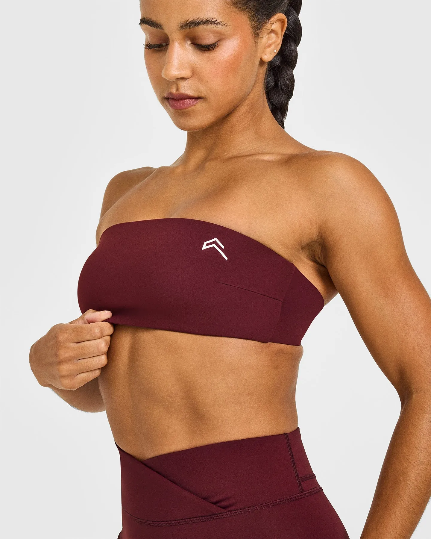UnifiedMove™ Micro Bandeau Bralette | Rosewood sold by Oner Active product image thumbnail 5