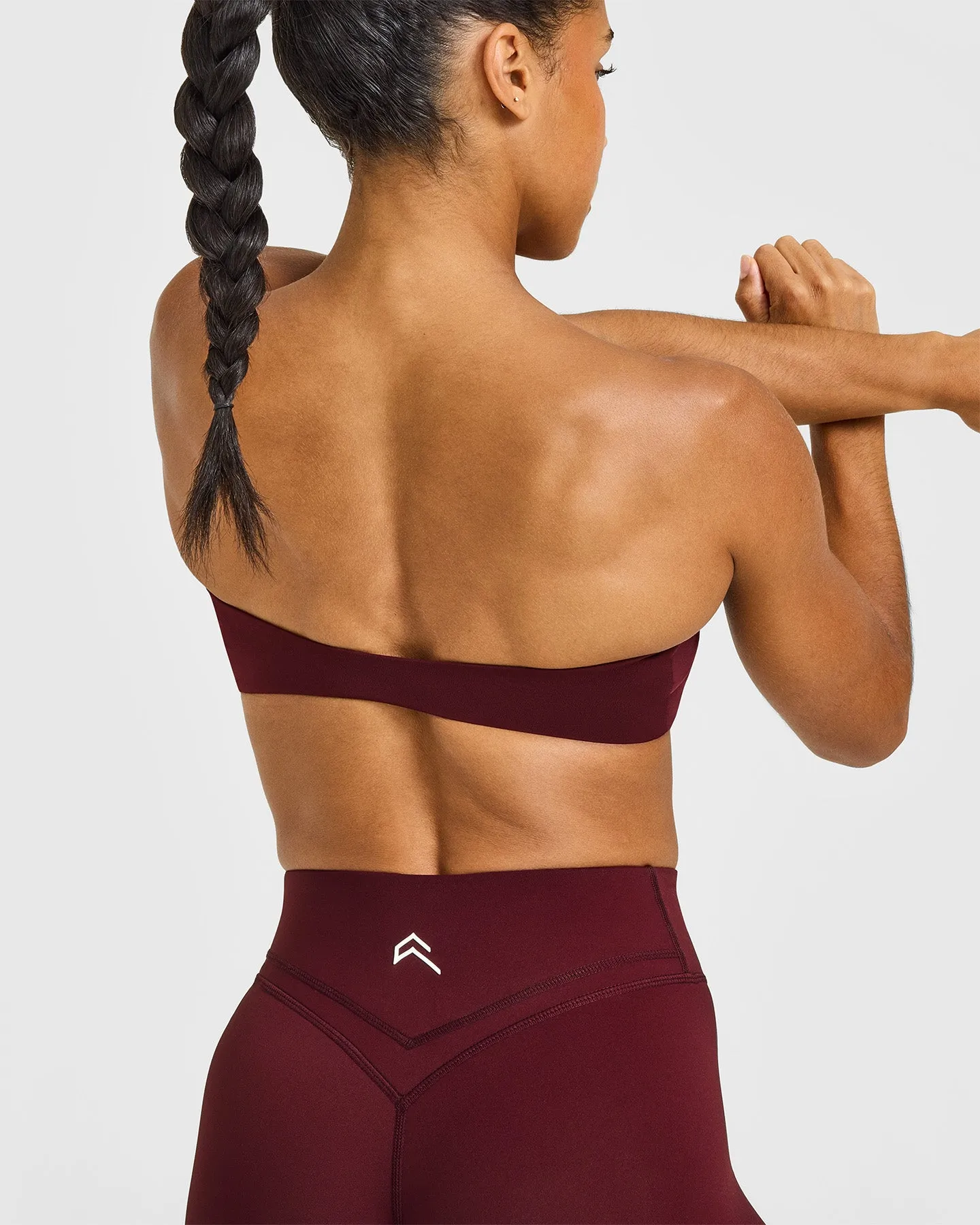 UnifiedMove™ Micro Bandeau Bralette | Rosewood sold by Oner Active product image thumbnail 4